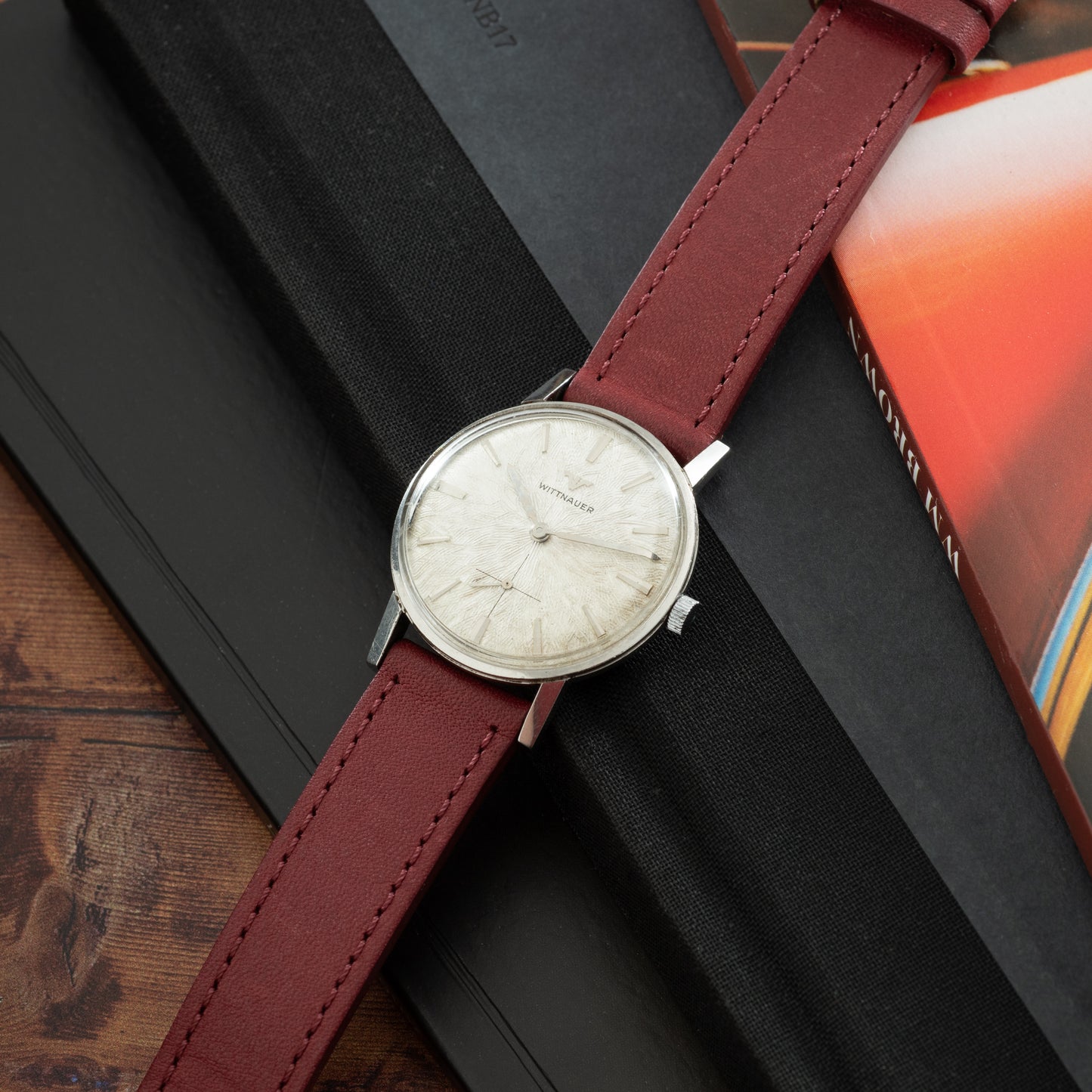 Wittnauer 'Textured Dial' Dress Watch