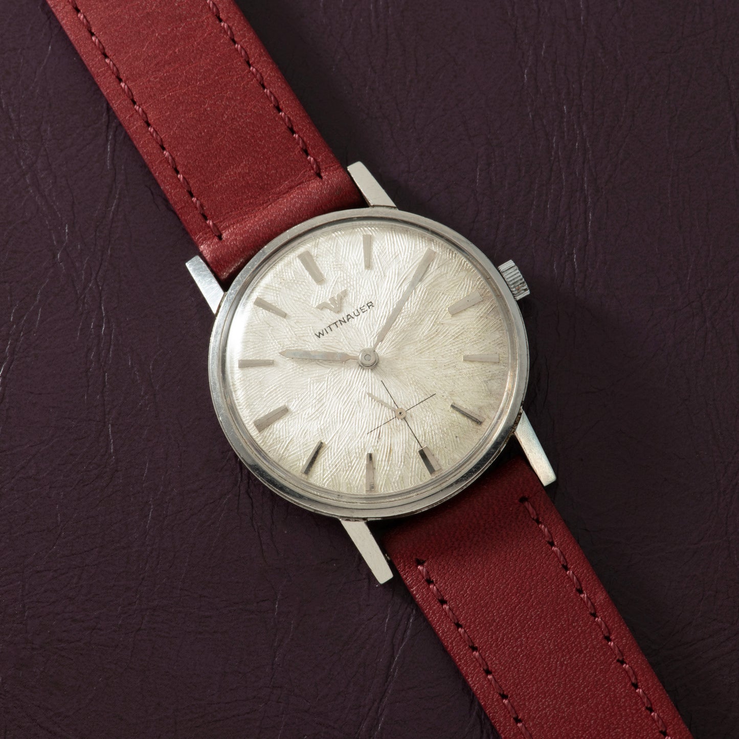 Wittnauer 'Textured Dial' Dress Watch
