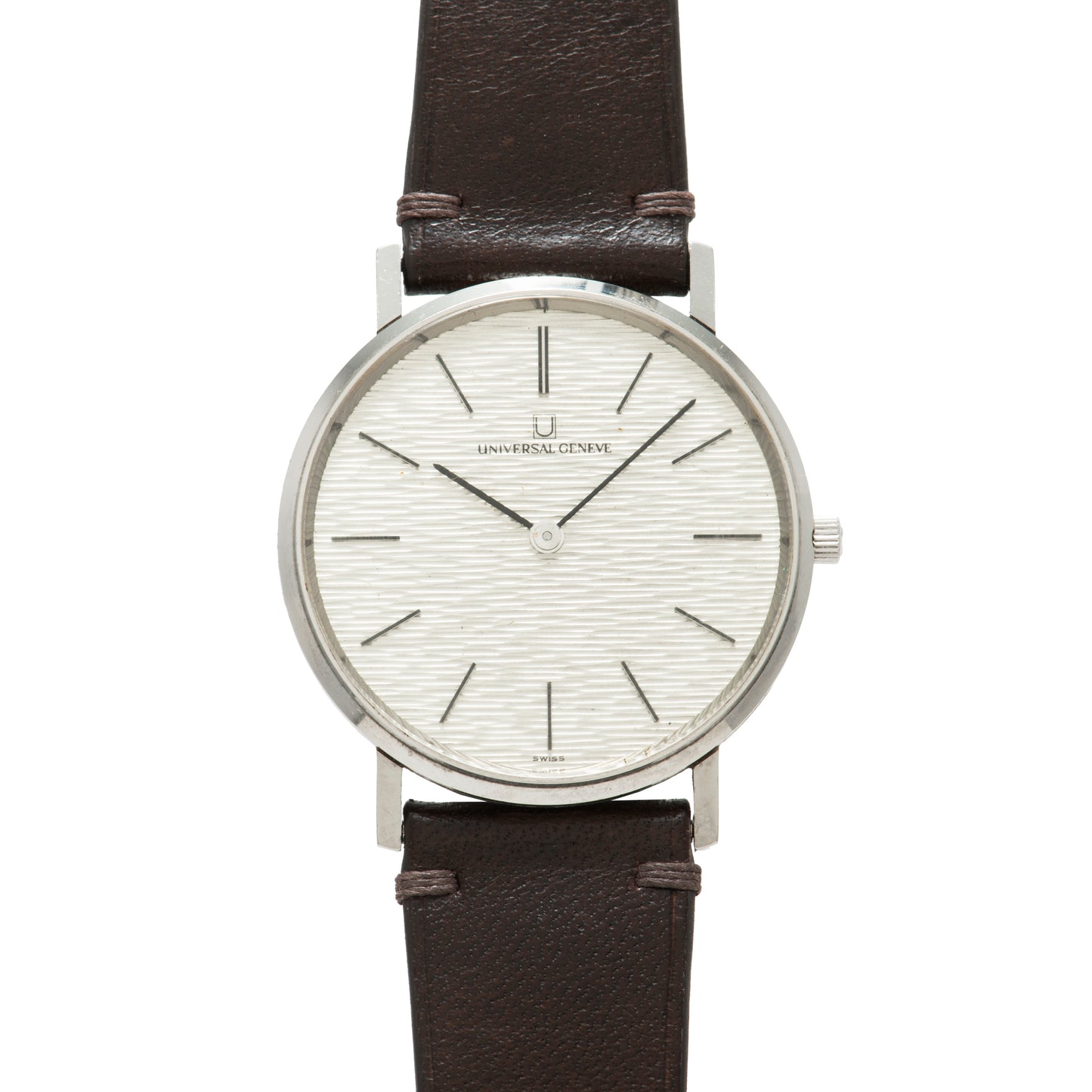 Universal Geneve 'Textured Dial' Dress Watch