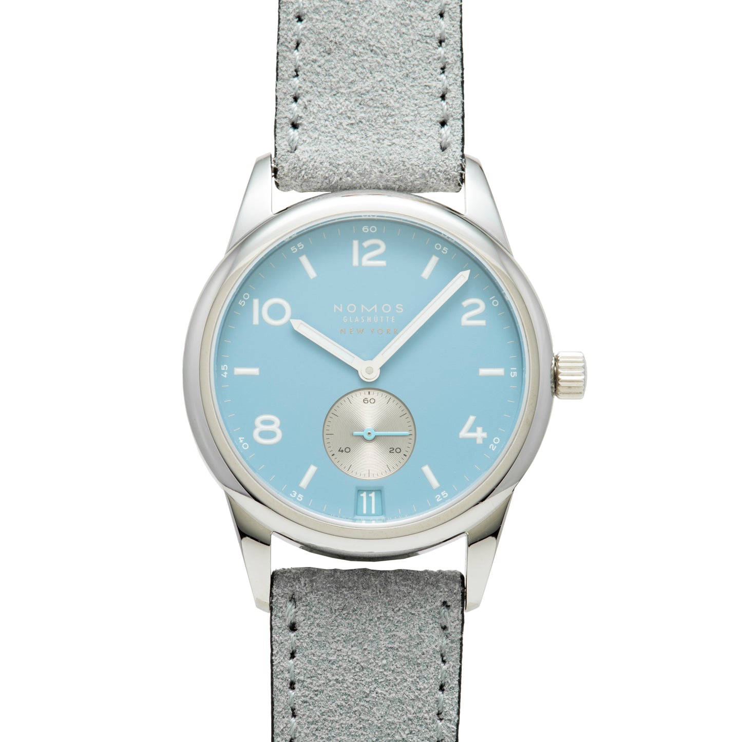 NOMOS Glashutte Club Date 38 for HODINKEE