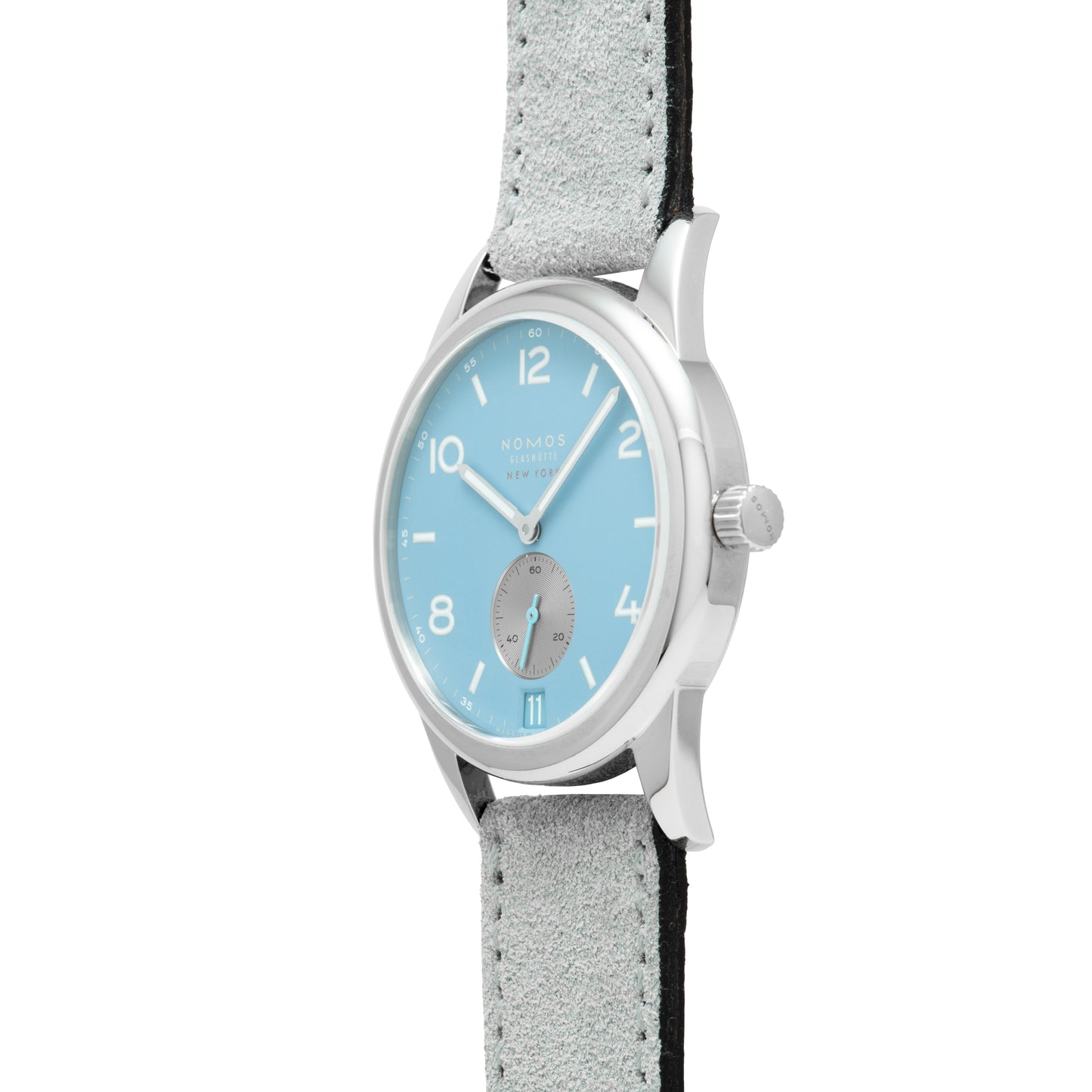 NOMOS Glashutte Club Date 38 for HODINKEE
