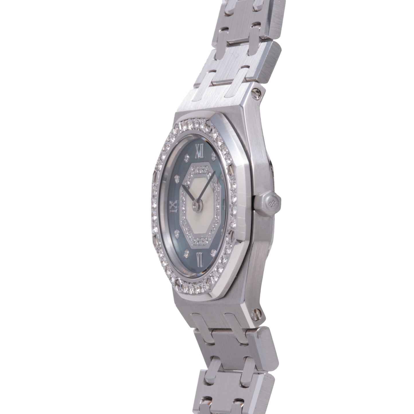 Audemars Piguet Royal Oak 'Blue MOP' Ladies Diamonds