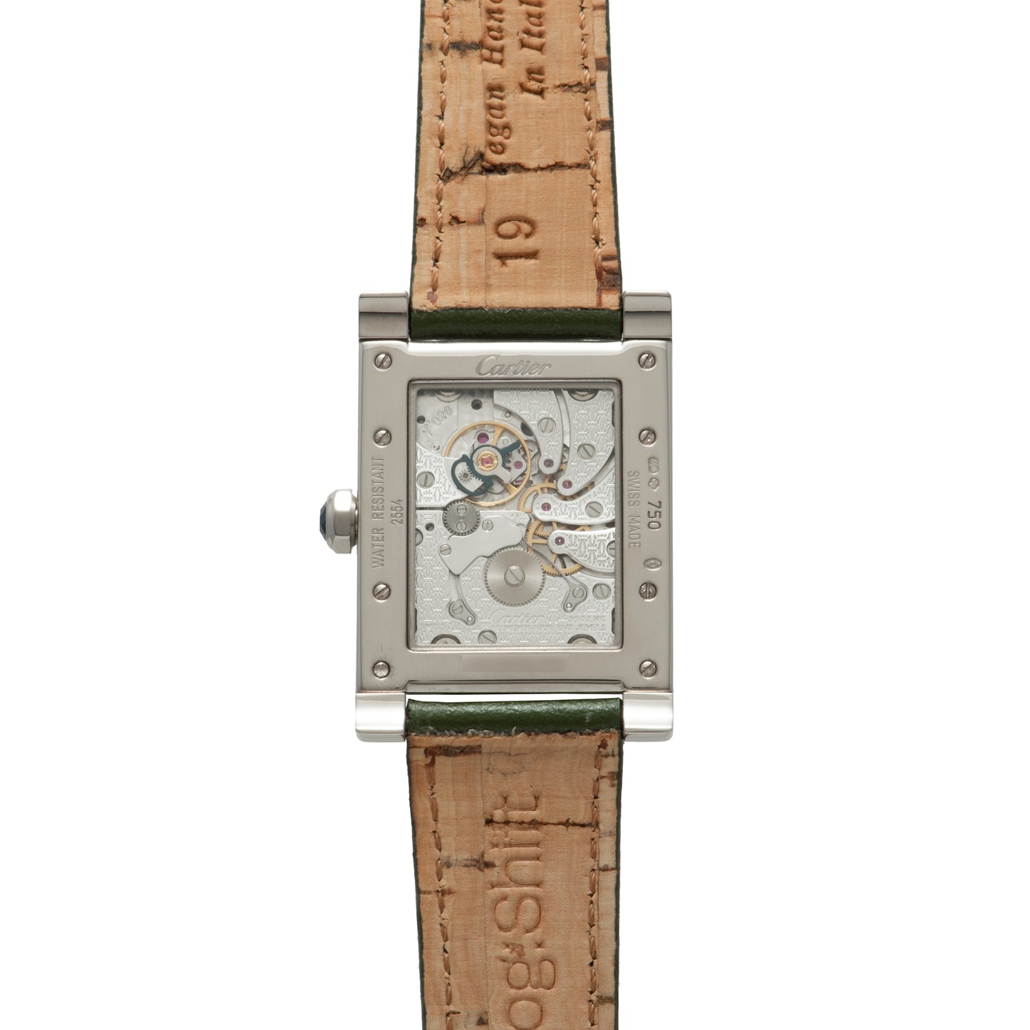 Cartier CPCP Tank À Vis 'Wandering Hours'