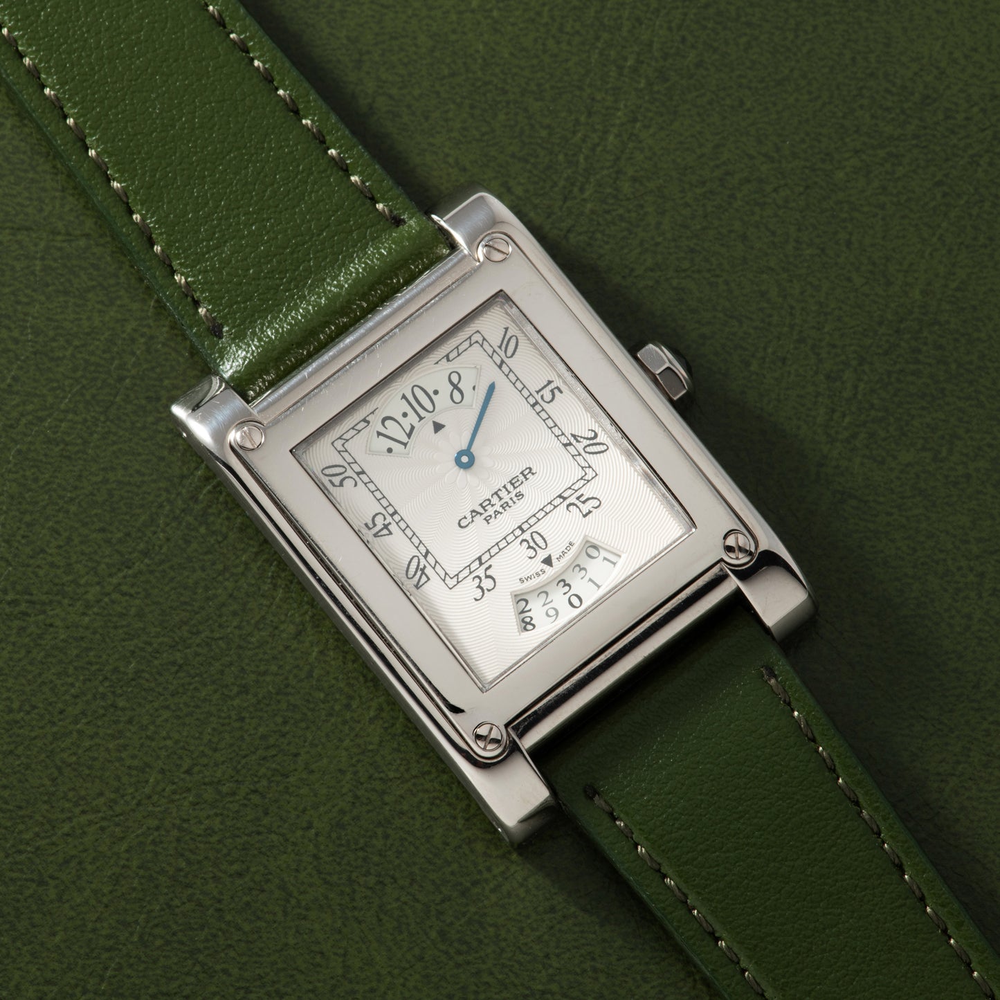 Cartier CPCP Tank À Vis 'Wandering Hours'