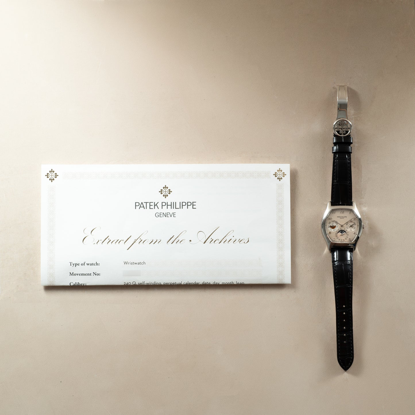 Patek Philippe Tonneau Perpetual Calendar