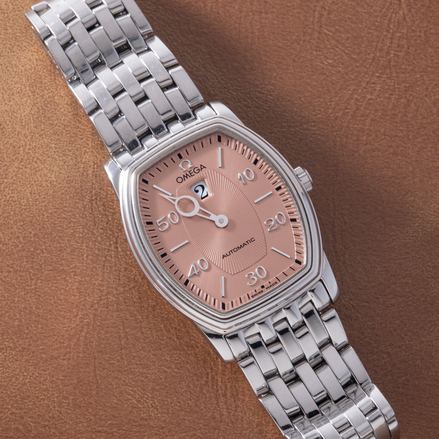 Omega De Ville Prestige 'Tonneau' Jumping Hour