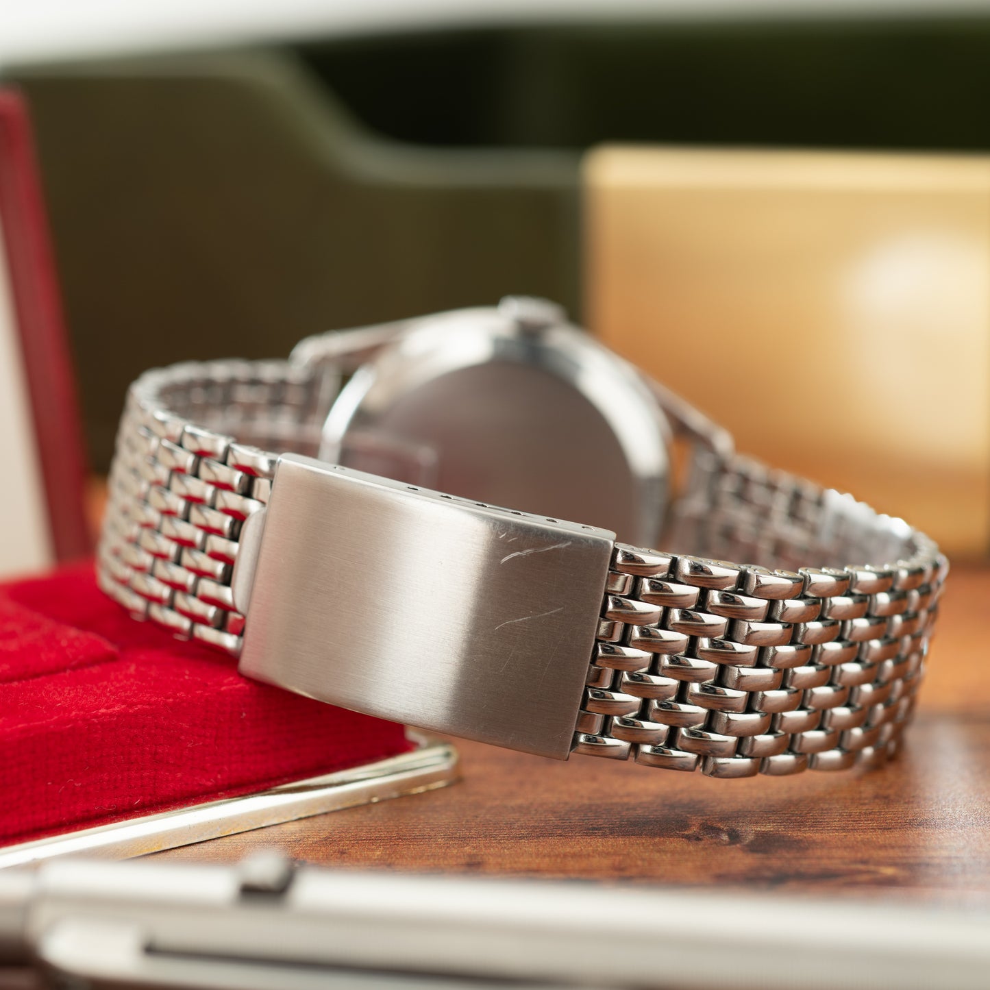 Omega 'Mirror Calatrava' Jumbo Dress Watch