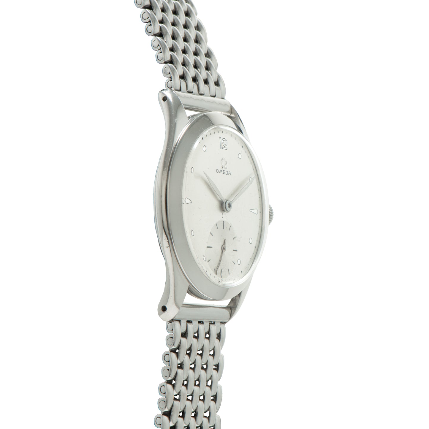 Omega 'Mirror Calatrava' Jumbo Dress Watch