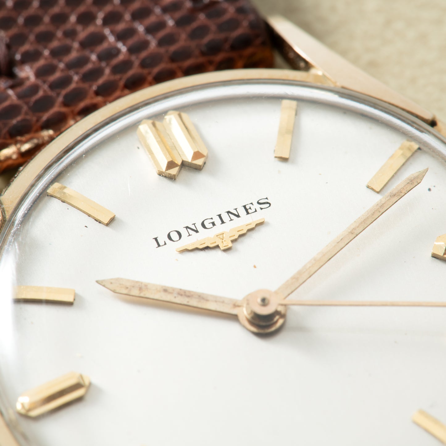Longines 'Fancy Lug' Dress Watch