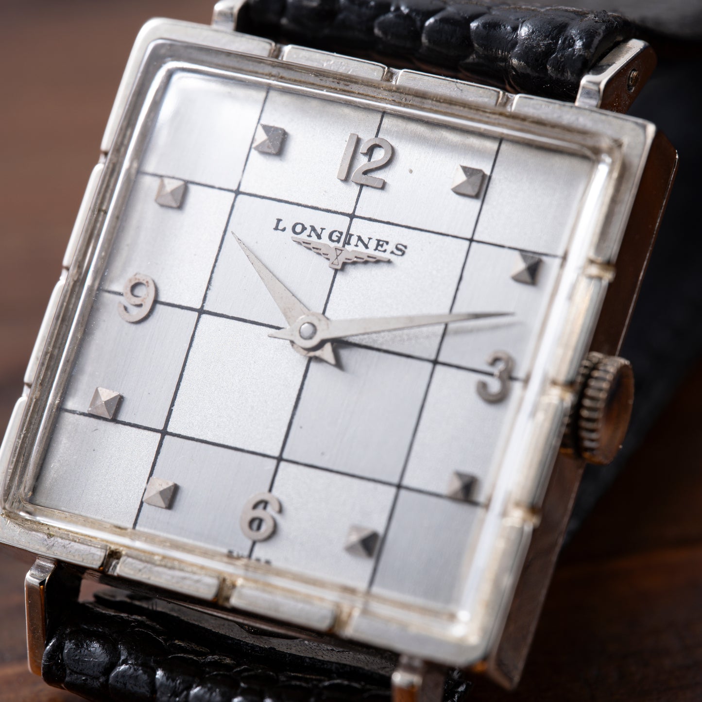 Longines 'Checkerboard' Tank