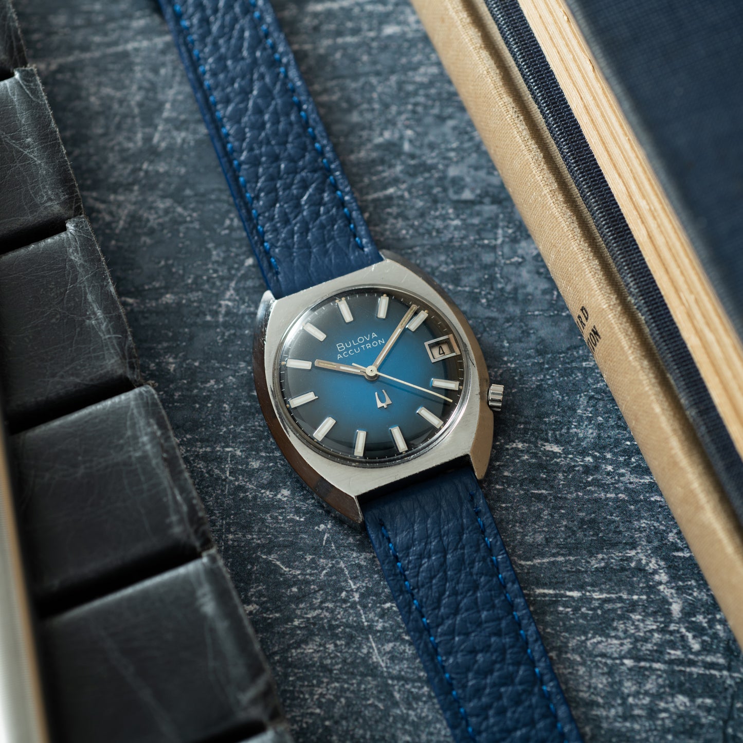 Bulova Accutron 'Blue Fumé'