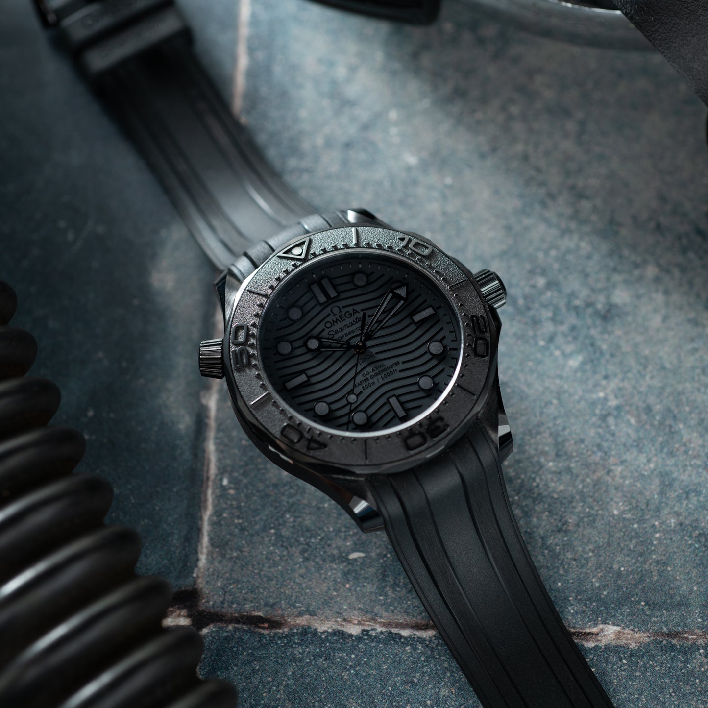 Omega Seamaster 300 Professional Co-Axial Black Black