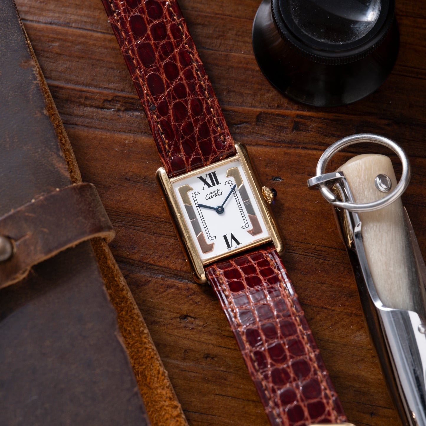 Cartier Must de Cartier Tank Vermeil Large