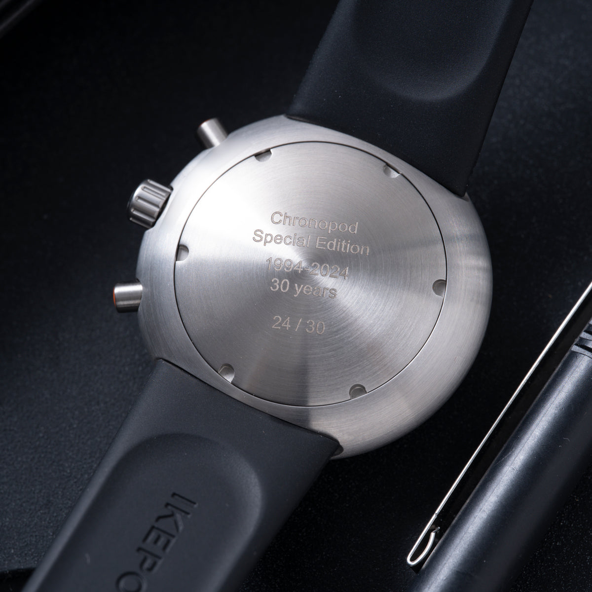 Ikepod Chronopod 'Black PPK' Chronograph