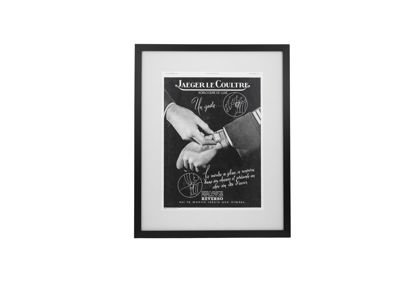 Jaeger-LeCoultre Reverso 'Un Geste'