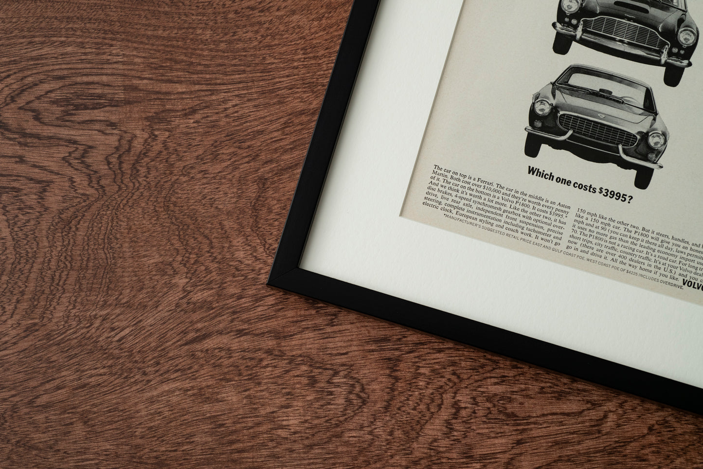 Volvo P1800 Stacks Up Against Ferrari and Aston Martin