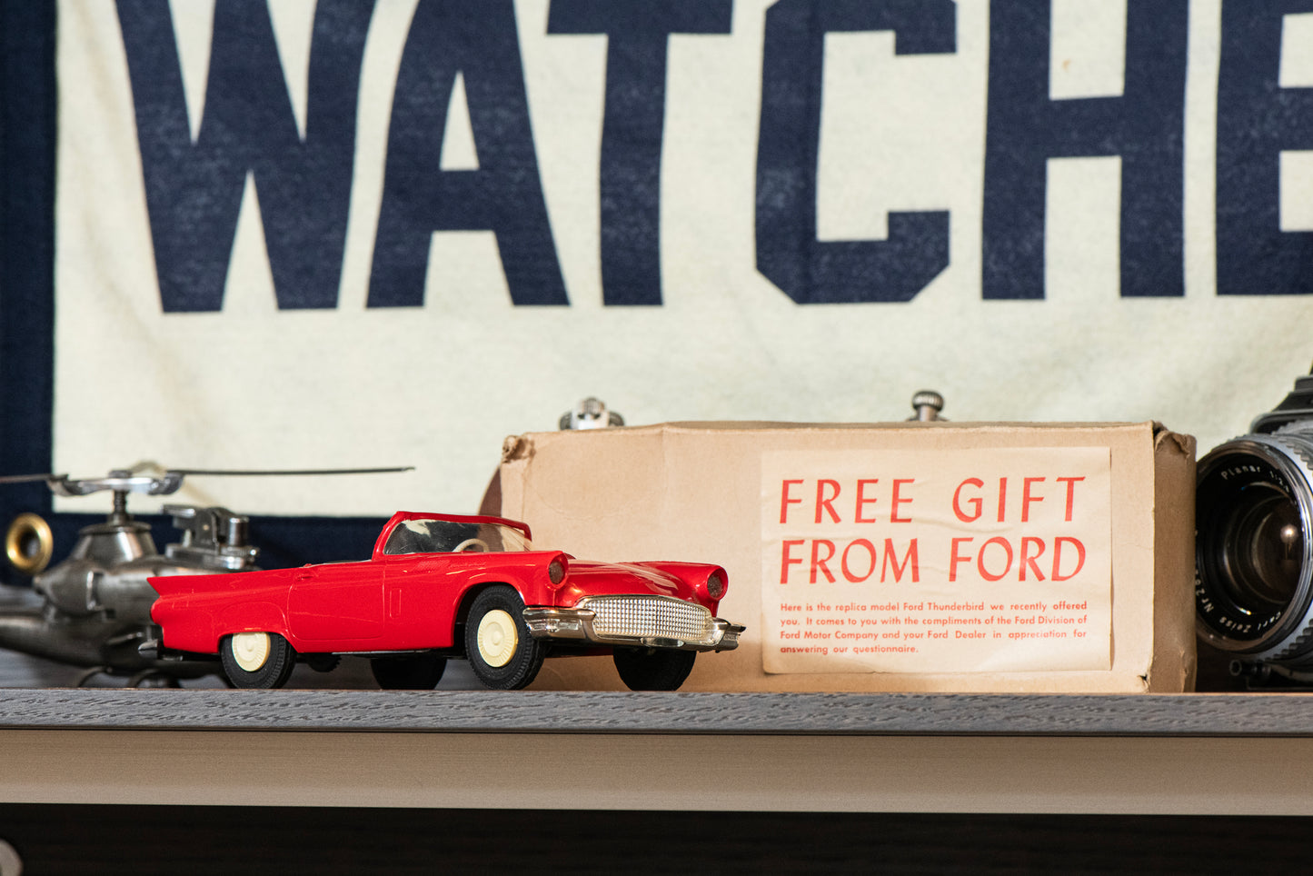 1957 Thunderbird Ford Dealer Promo Friction Model from AMT