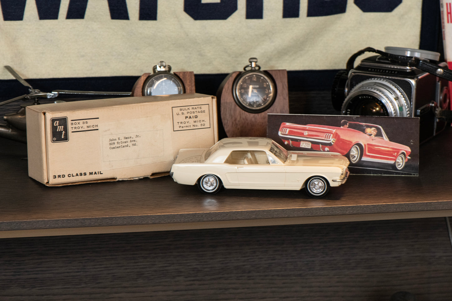 1965 Mustang Coupe Ford Dealer Promo Model from AMT