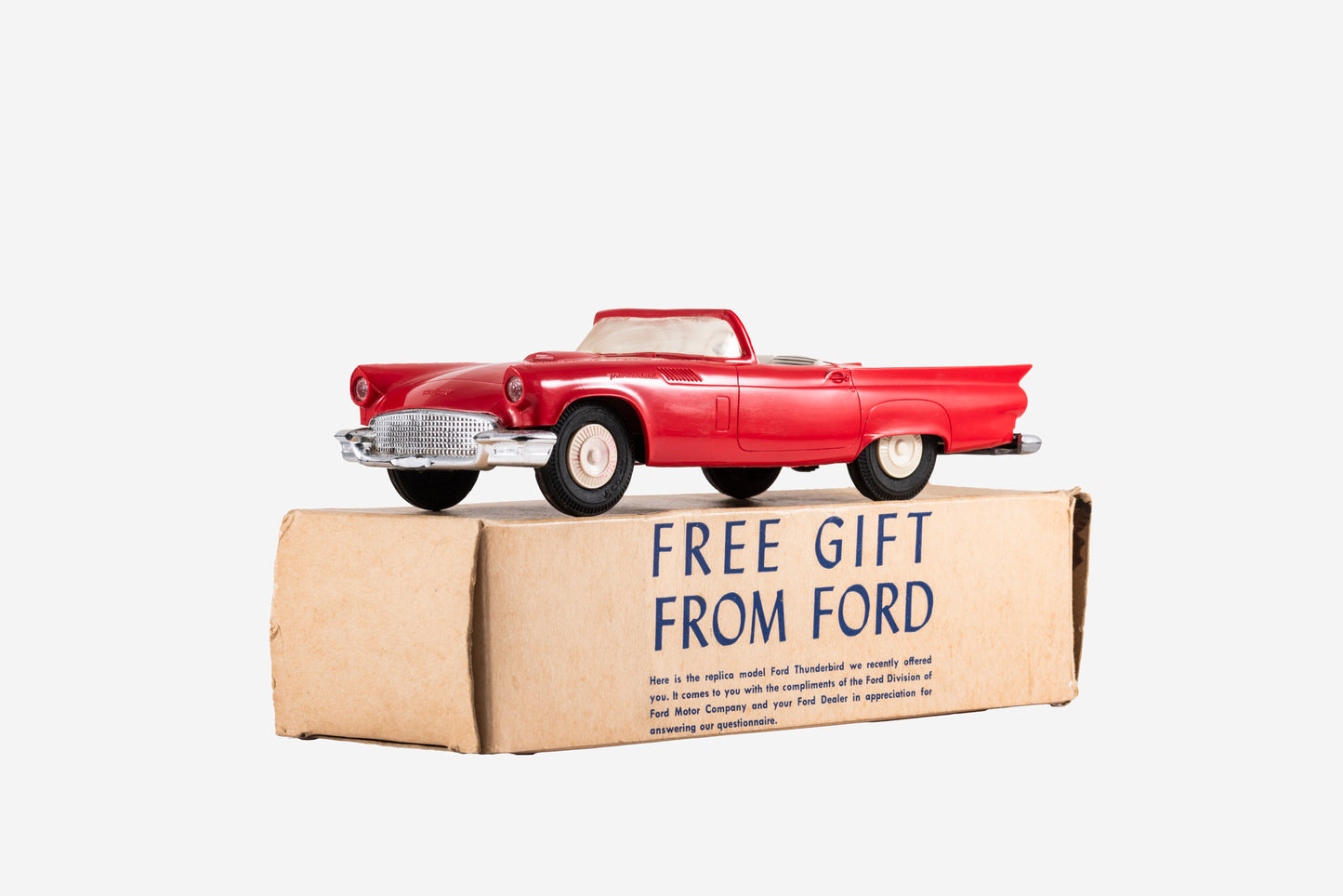 1957 Thunderbird Ford Dealer Promo Friction Model from AMT