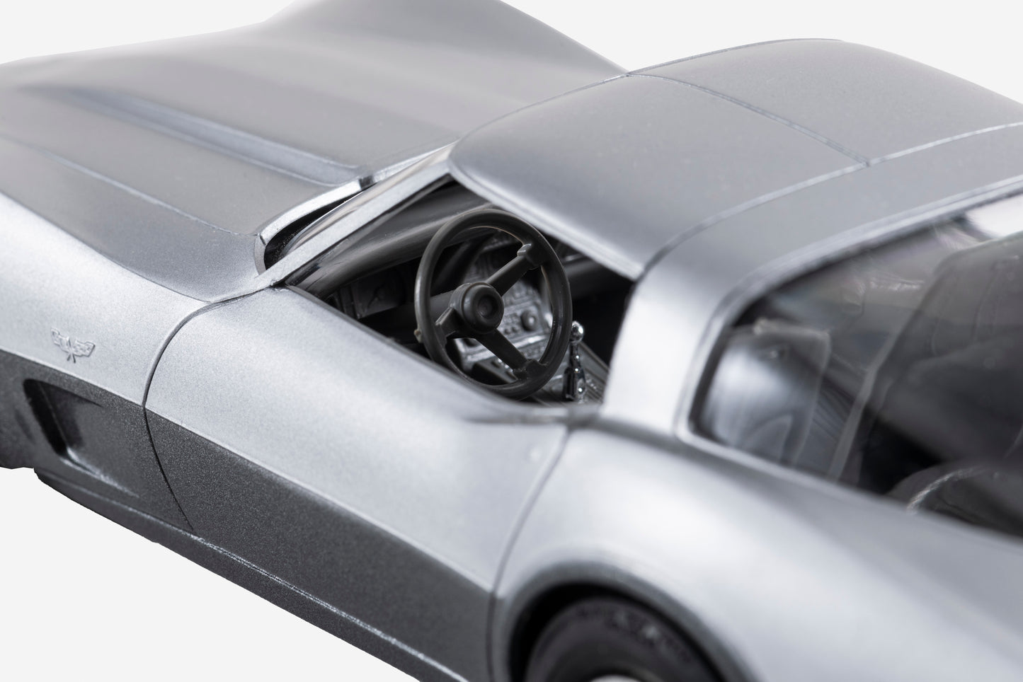 1978 Silver Corvette Chevy Dealer Promo Model by AMT