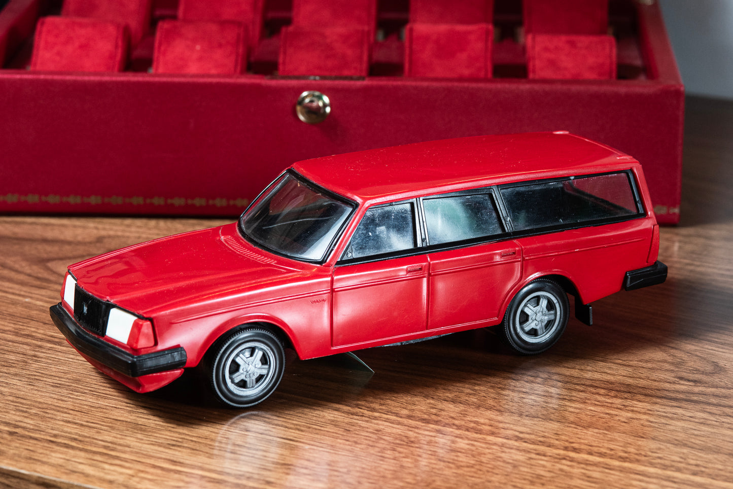 Volvo 240 Wagon Dealer Promo Model Red