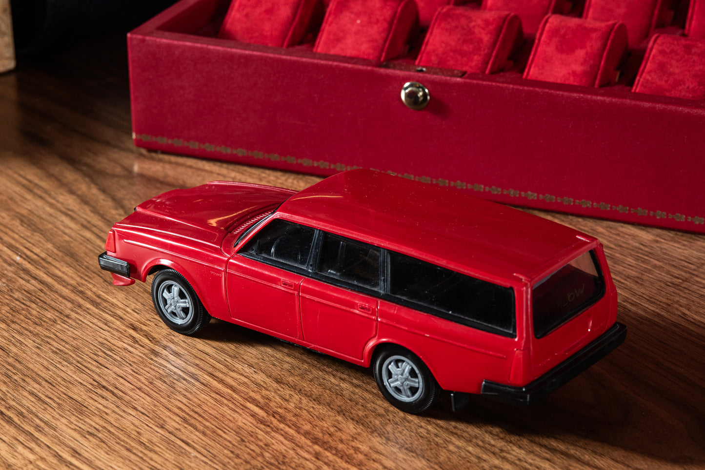 Volvo 240 Wagon Dealer Promo Model Red