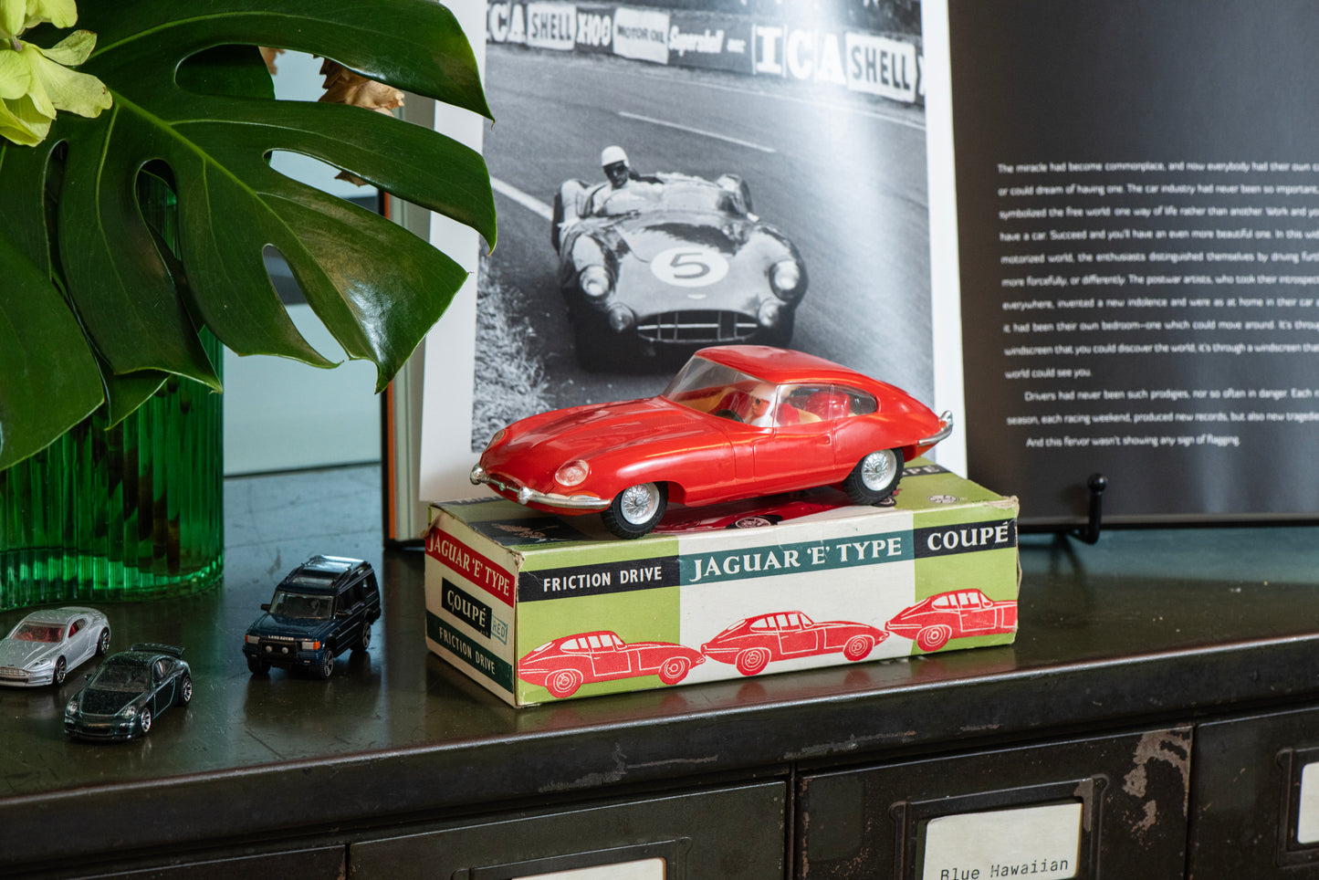 Jaguar XKE Friction Toy with Box from Marx