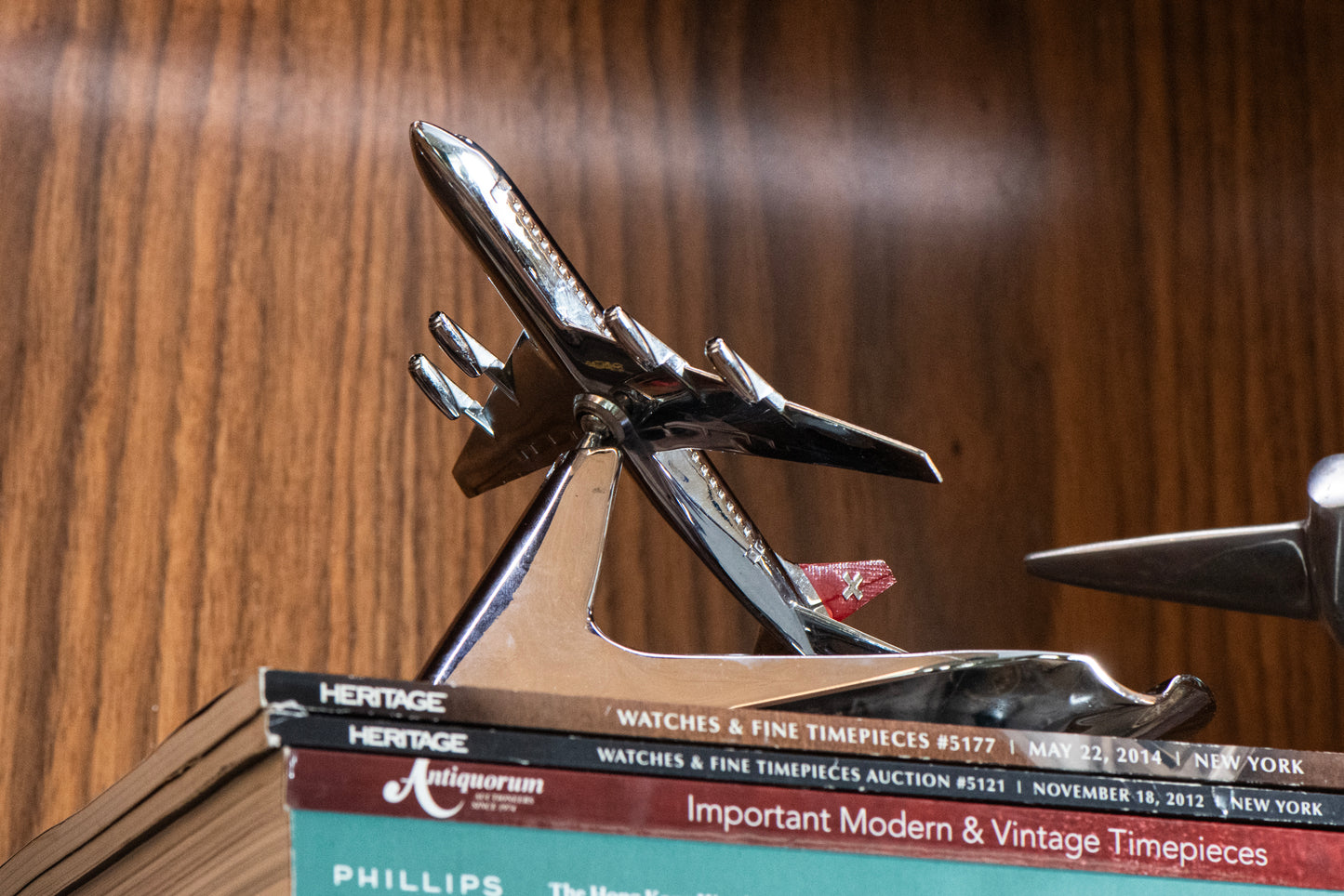 Swissair DC-8 Chrome Ashtray by Bühler