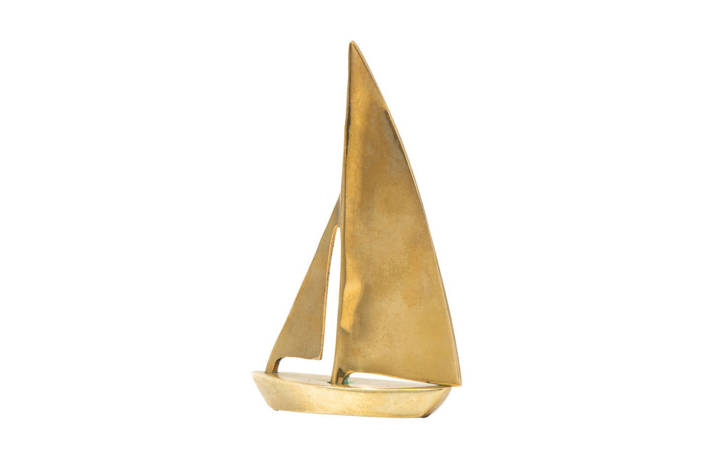Brass Sailboat Sculpture - Small
