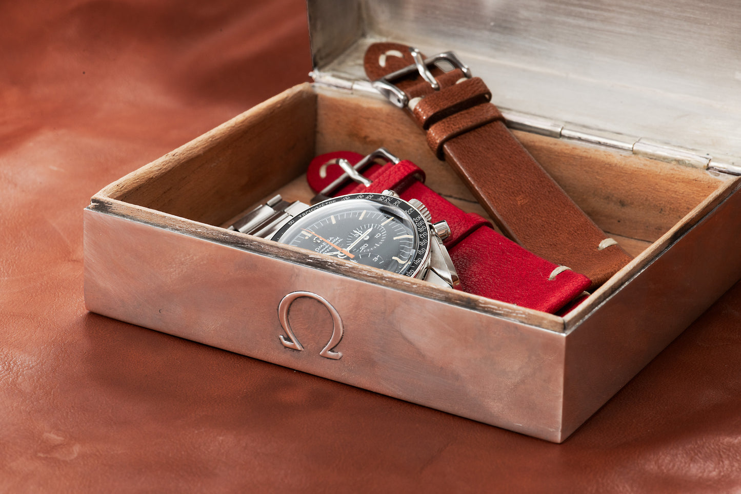Omega Sterling Silver Presentation Box