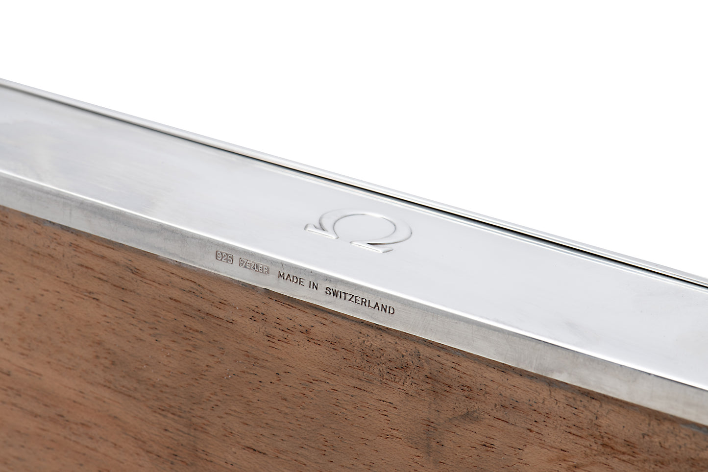 Omega Sterling Silver Presentation Box - Rectangular Textured Lid