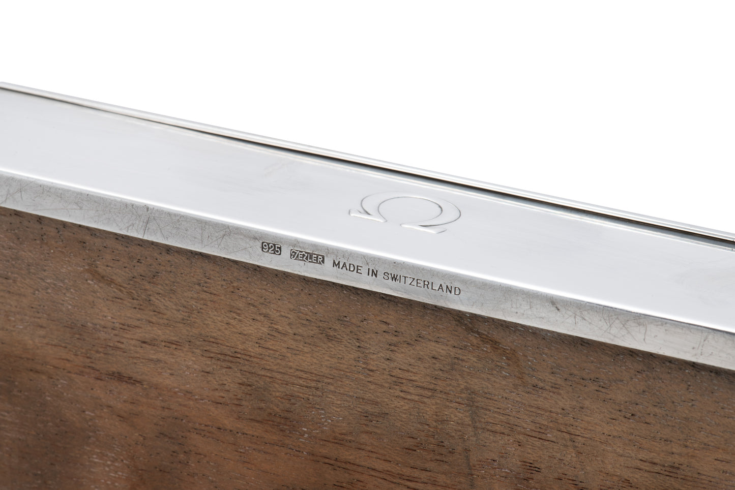 Omega Sterling Silver Presentation Box - Rectangular Textured Lid