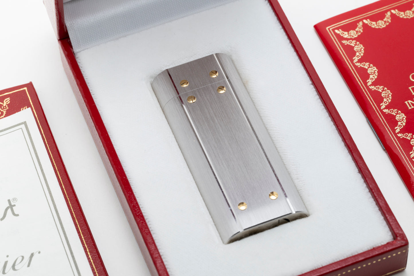 Cartier Must de Cartier Santos Lighter - Full Set