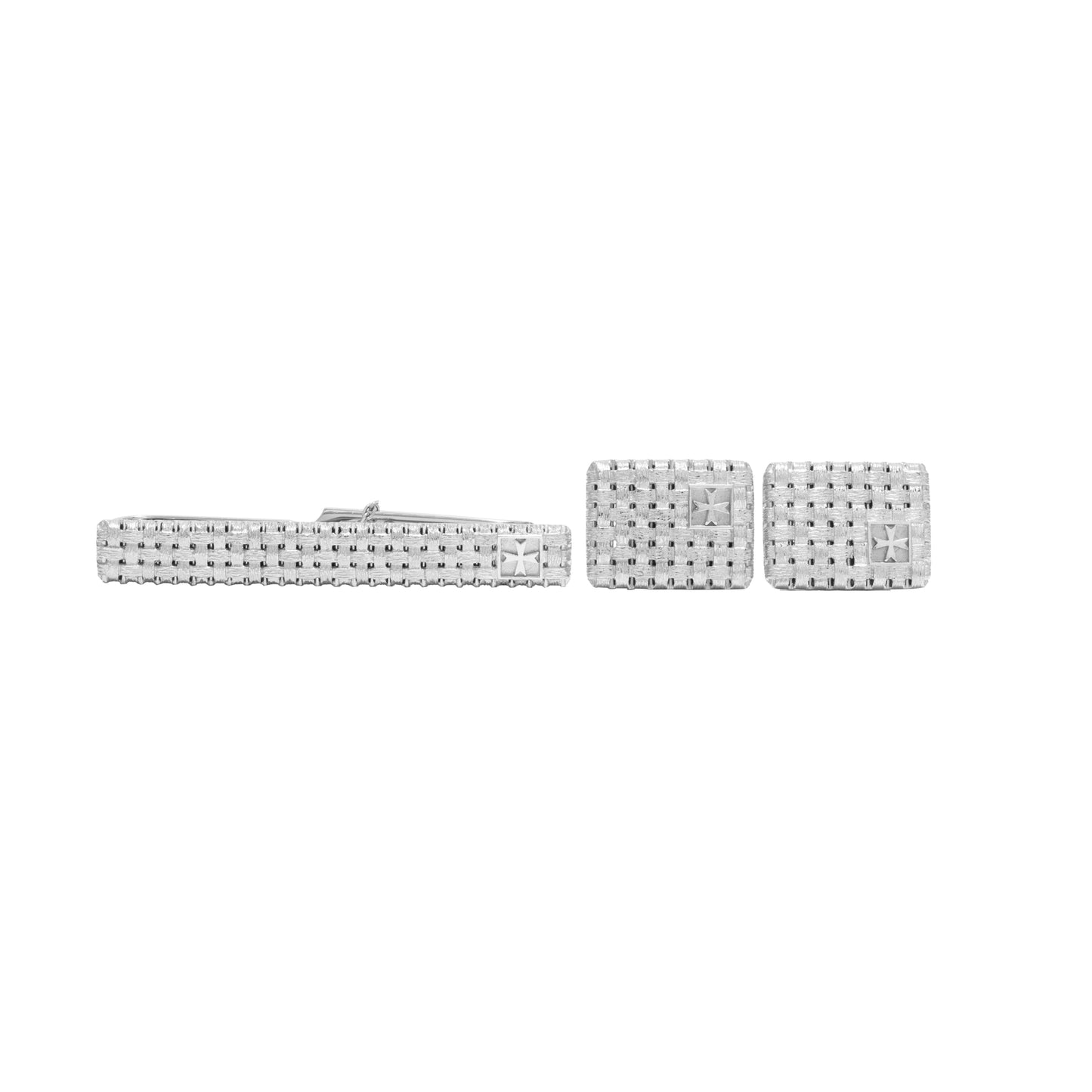 Vacheron Constantin Cufflinks & Tie Bar Set - Platinum