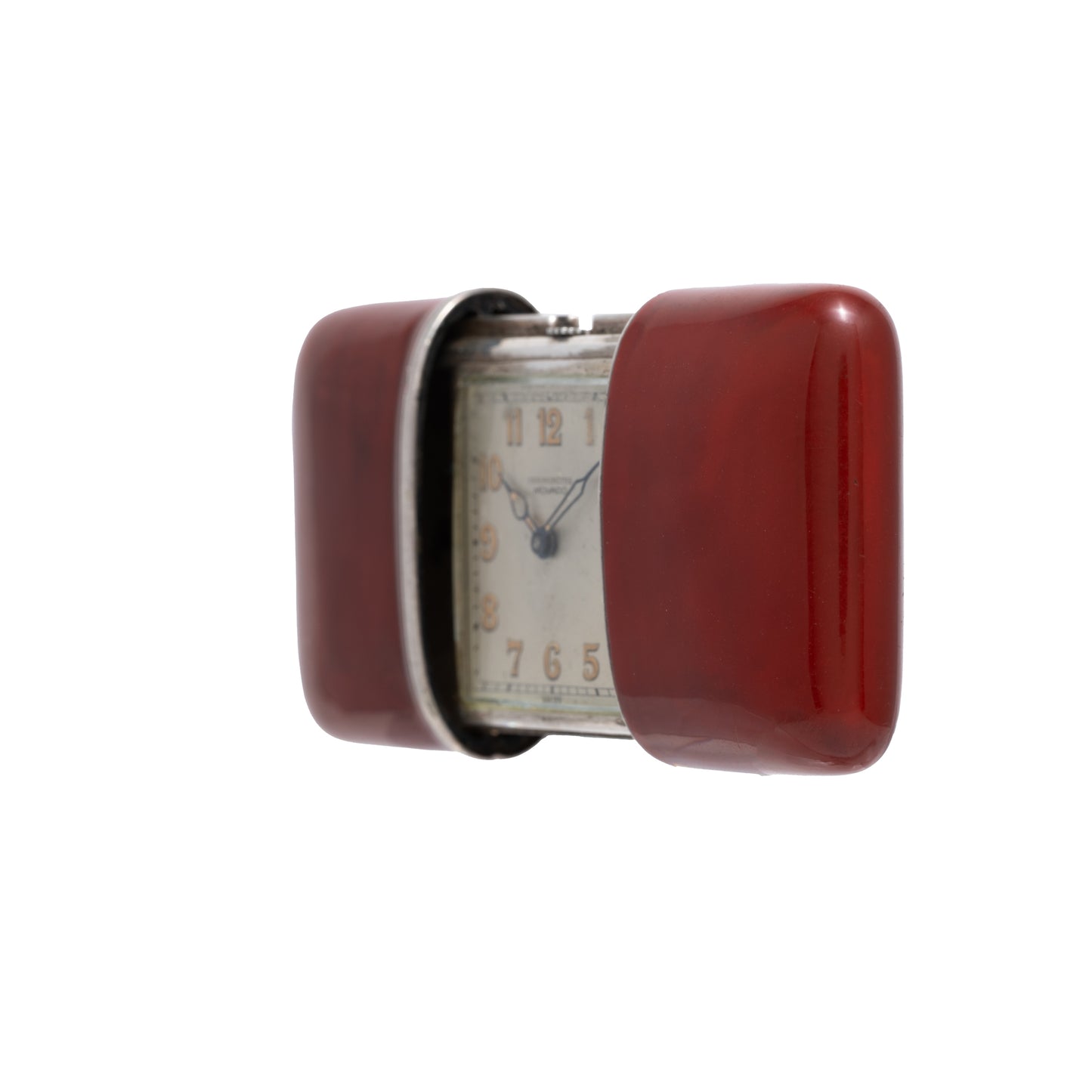 Movado Ermeto Travel Clock Enamel