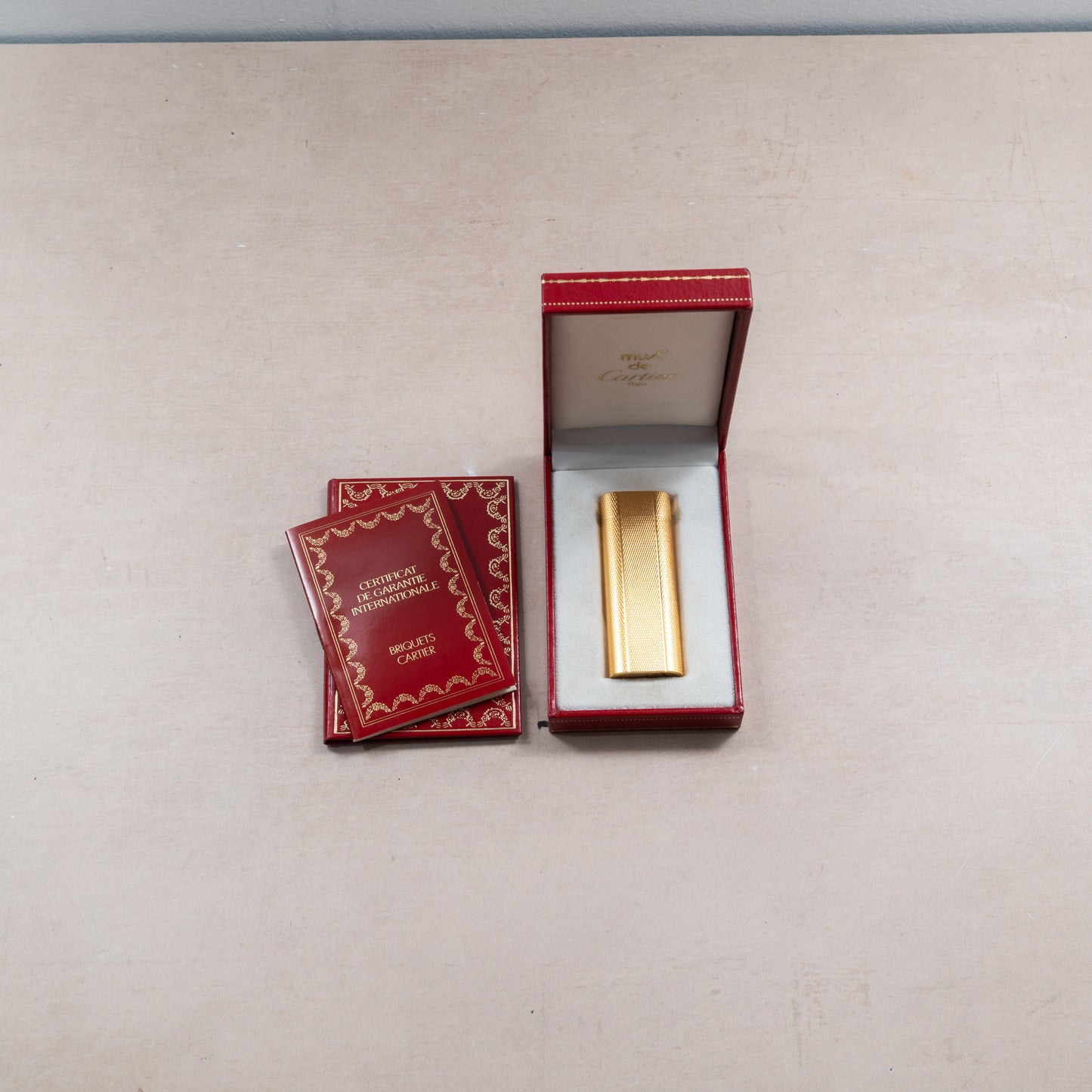 Cartier Must de Cartier Briquet Lighter - Full Set