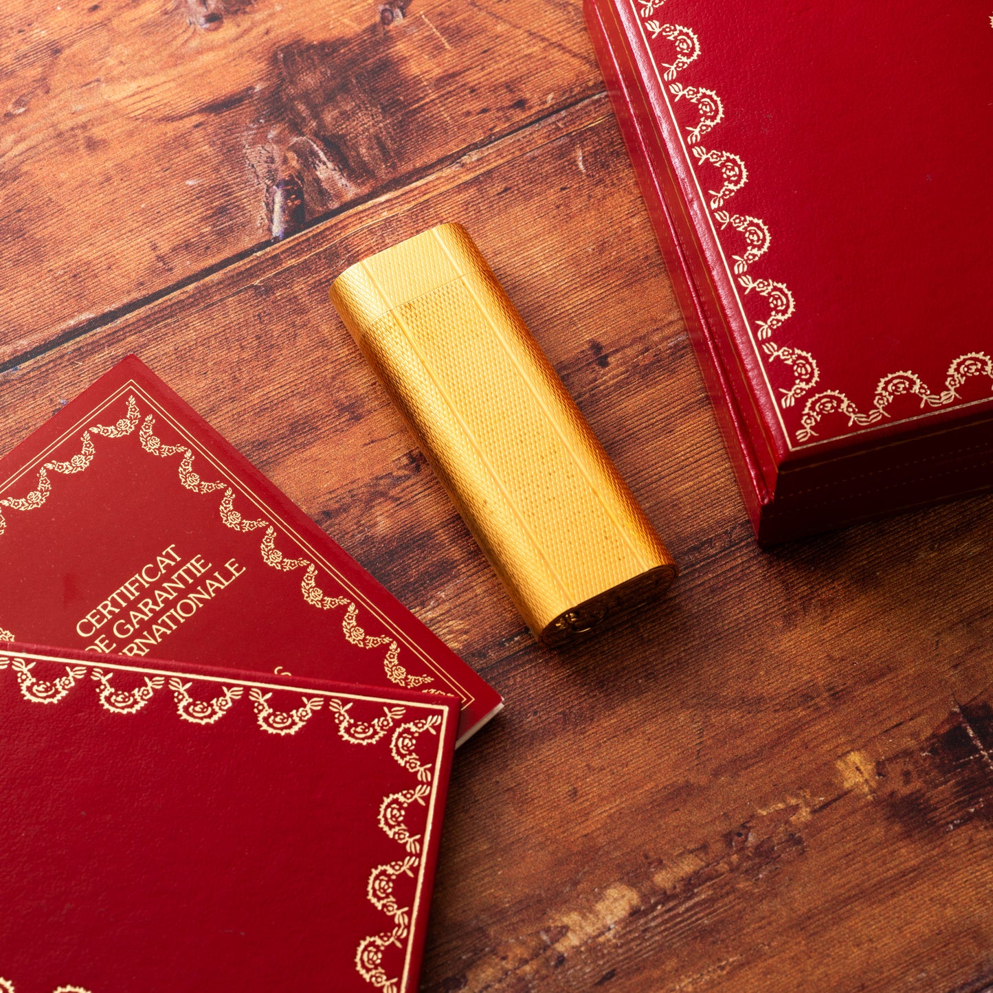 Cartier Must de Cartier Briquet Lighter - Full Set