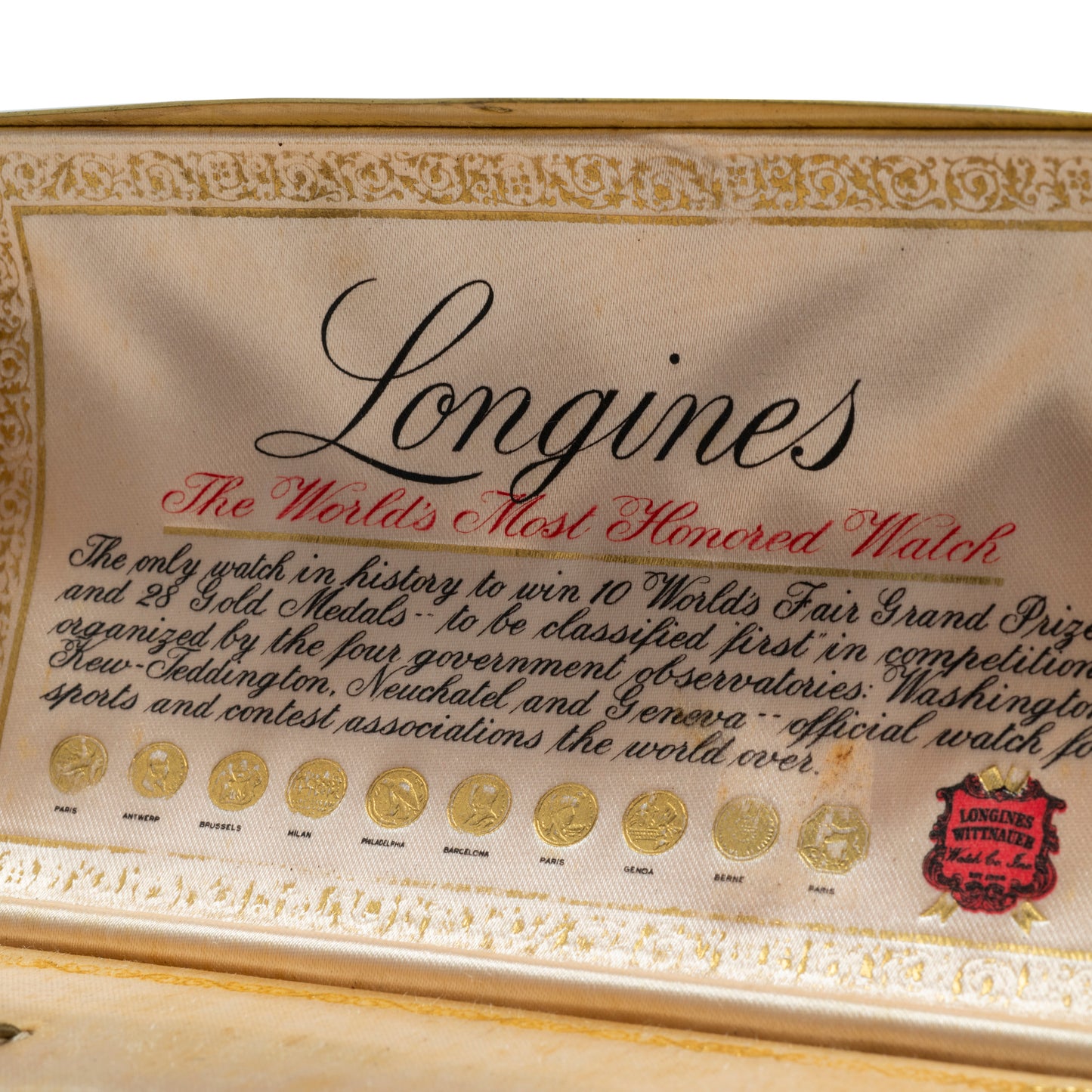 Longines Watch Box Large - 1950s