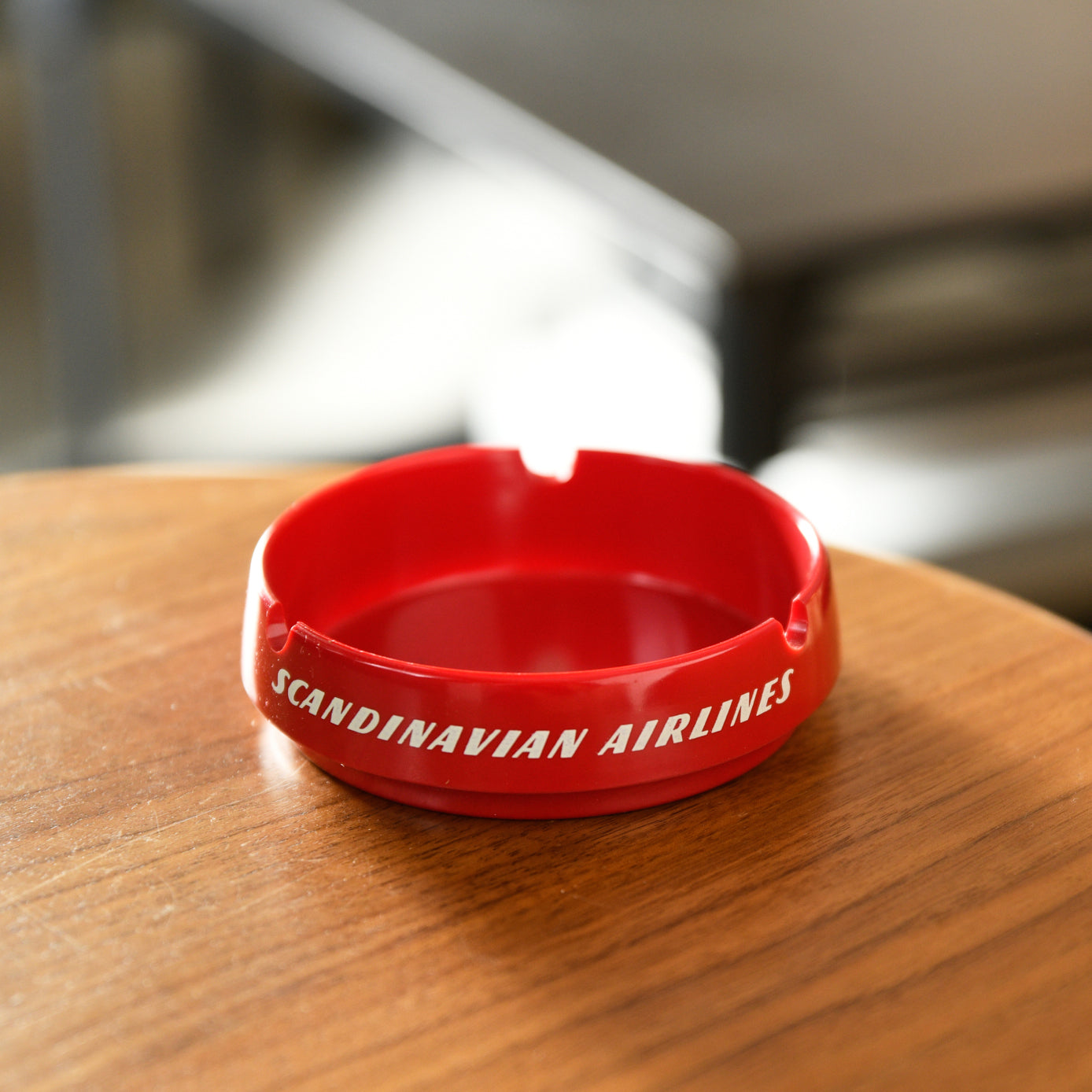 Scandanavian Airlines Ashtray - Red Melamine