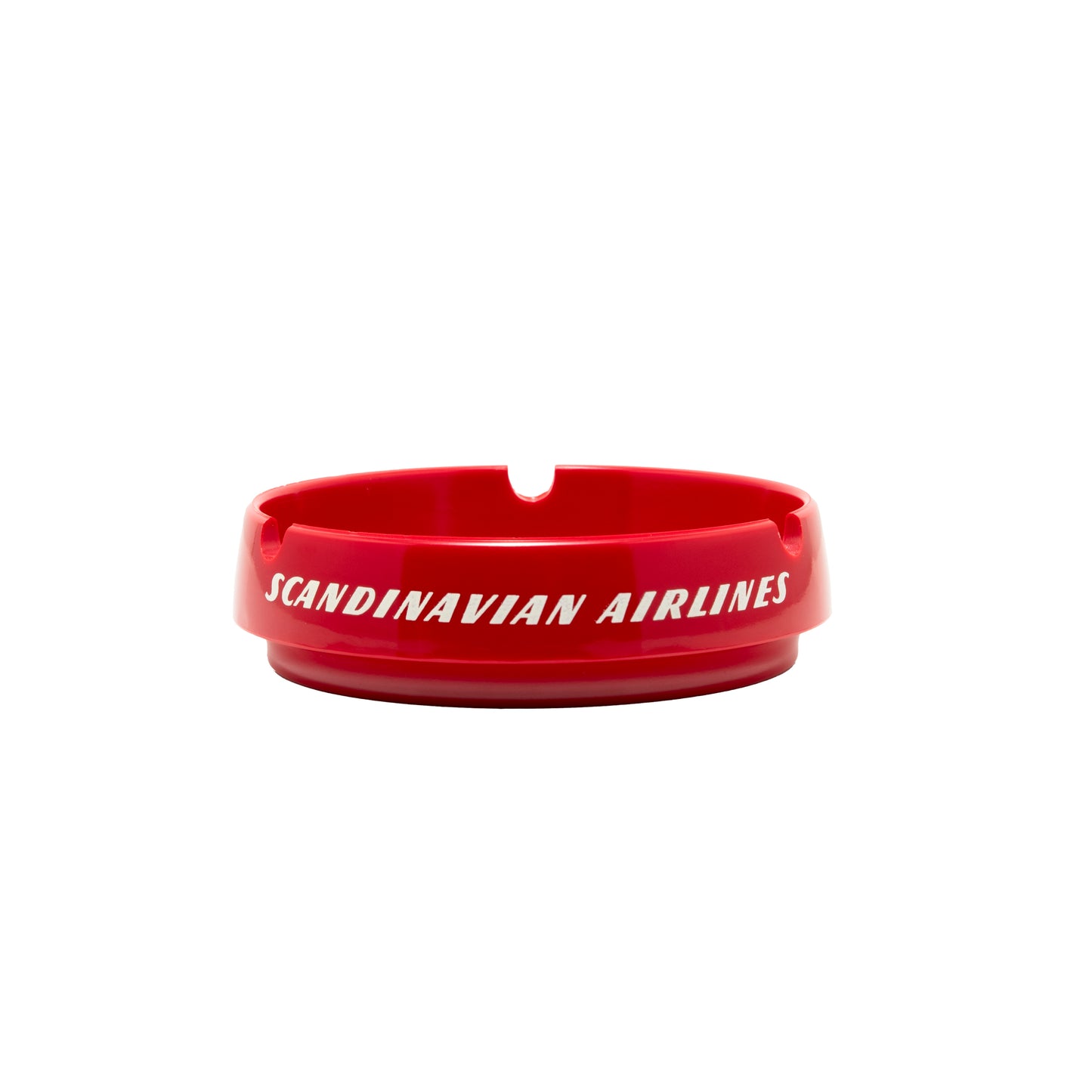 Scandanavian Airlines Ashtray - Red Melamine