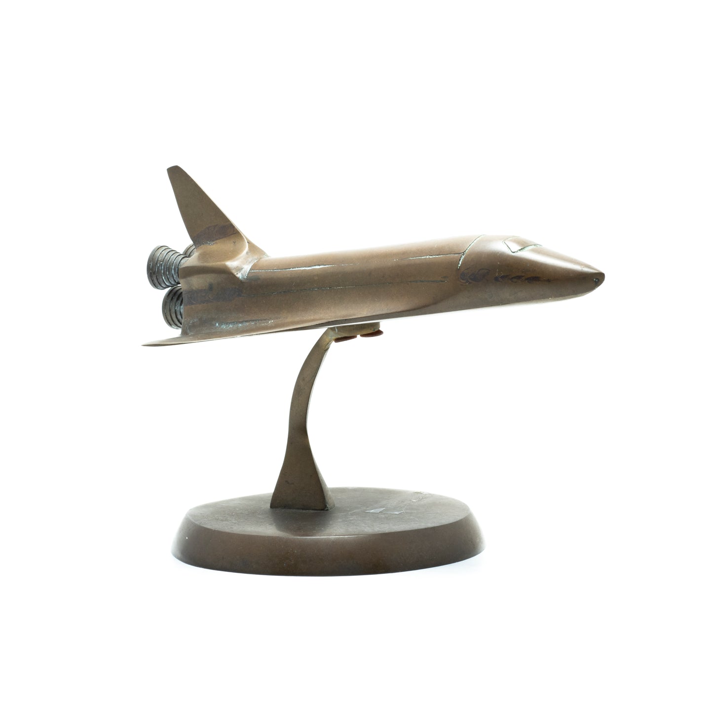 Space Shuttle Desktop Model - Brass