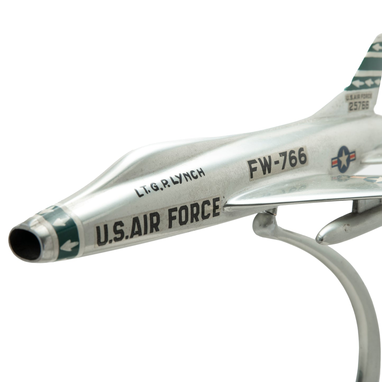 F-100 Super Sabre Desktop Model - Aluminum