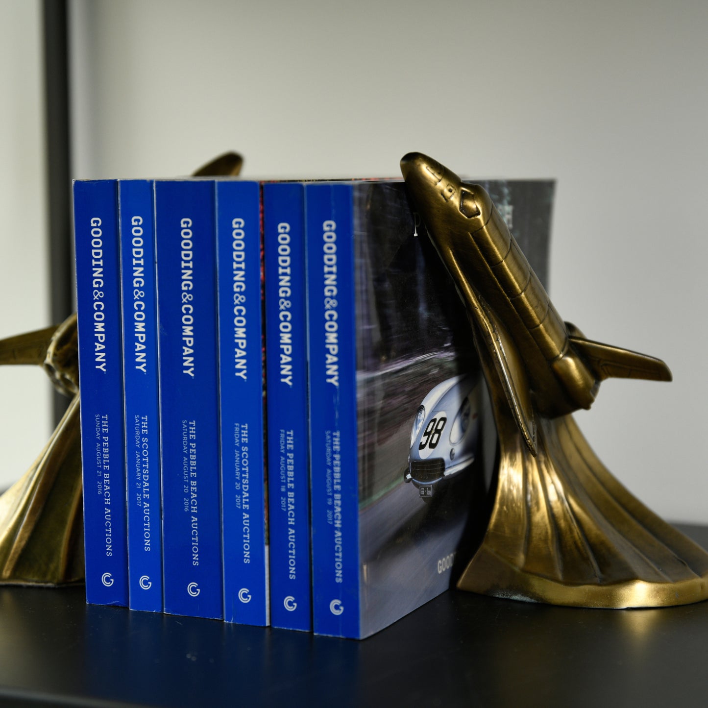 Space Shuttle Bookends - Brass