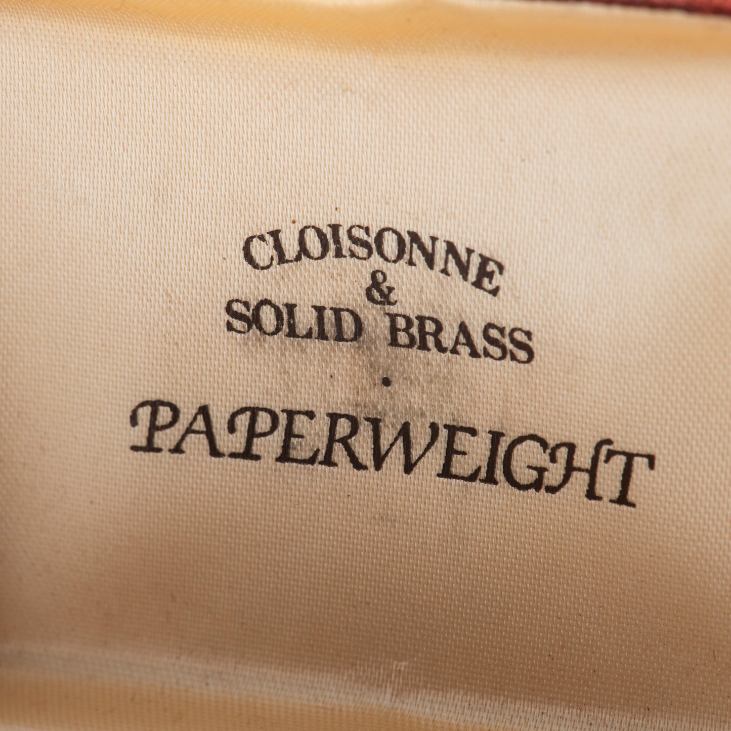 BMW Paperweight - Brass & Enamel