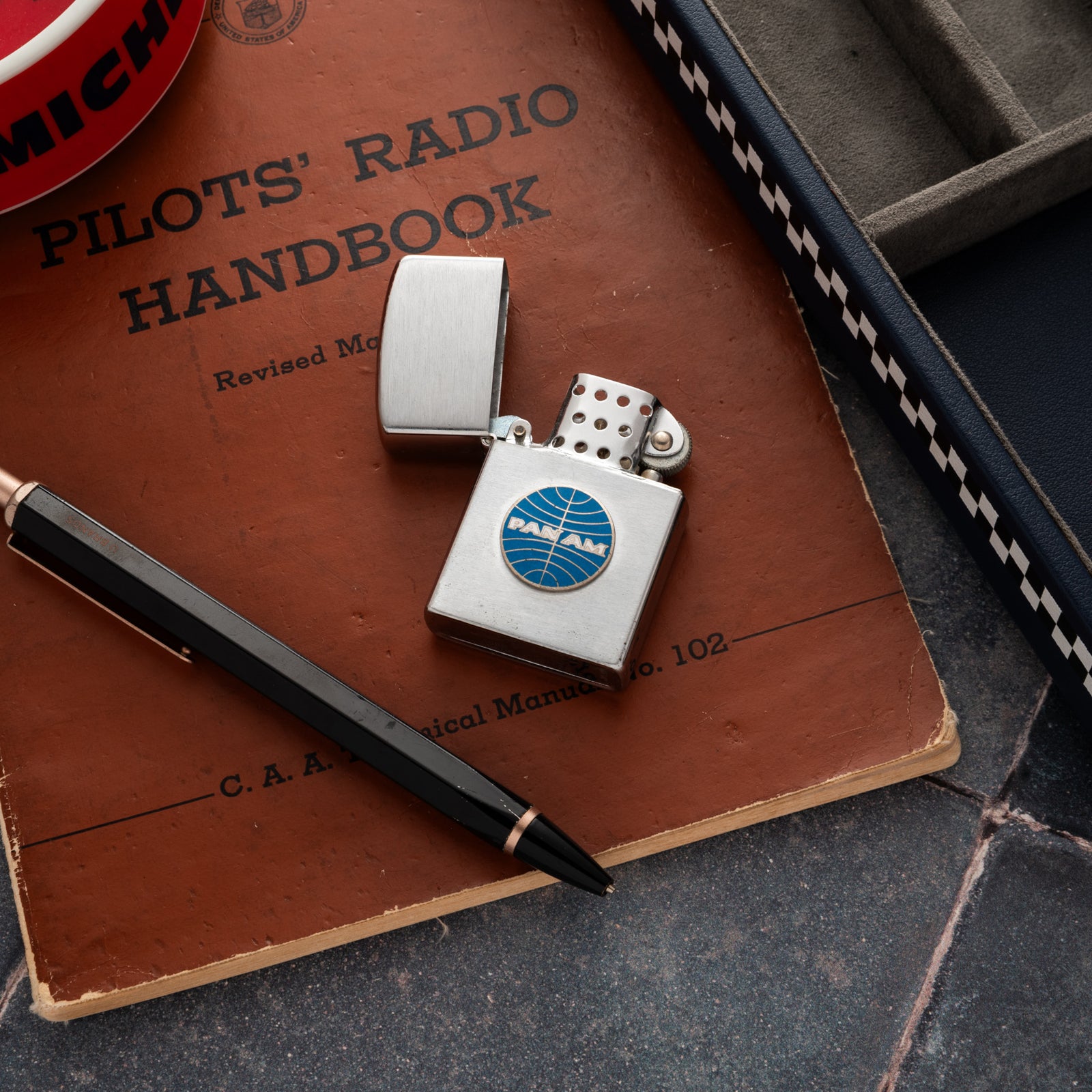 Windproof Lighter for Pan-Am by Penguin - NOS