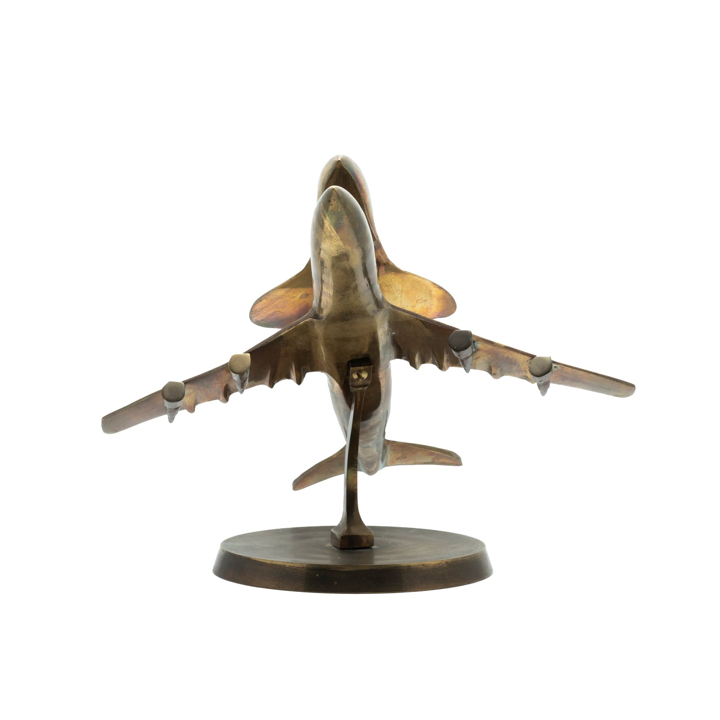 Shuttle Carrier Aircraft Desktop Model - Brass