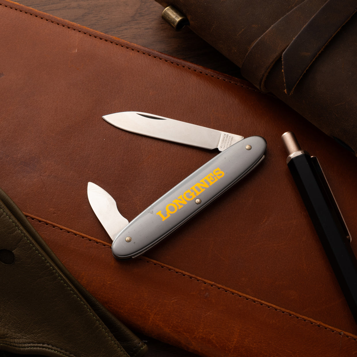 Victorinox Swiss Army Knife and Case Tool for Longines