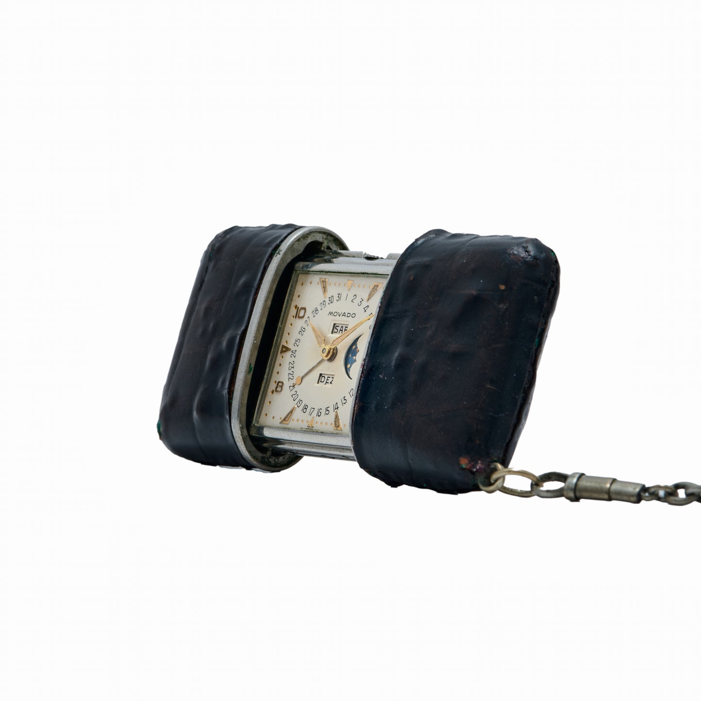 Movado Ermeto Moonphase Travel Clock