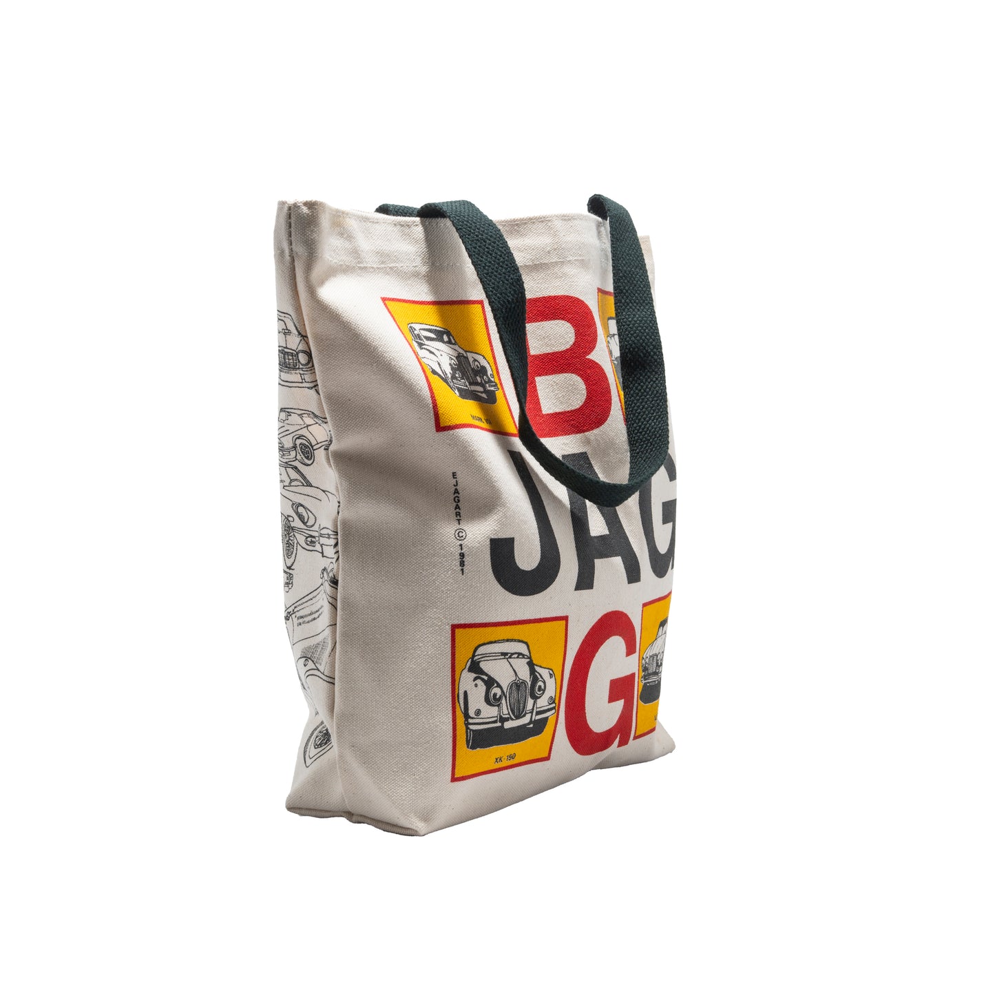 Jaguar "JAG BAG" Graphic Tote Bag - Canvas