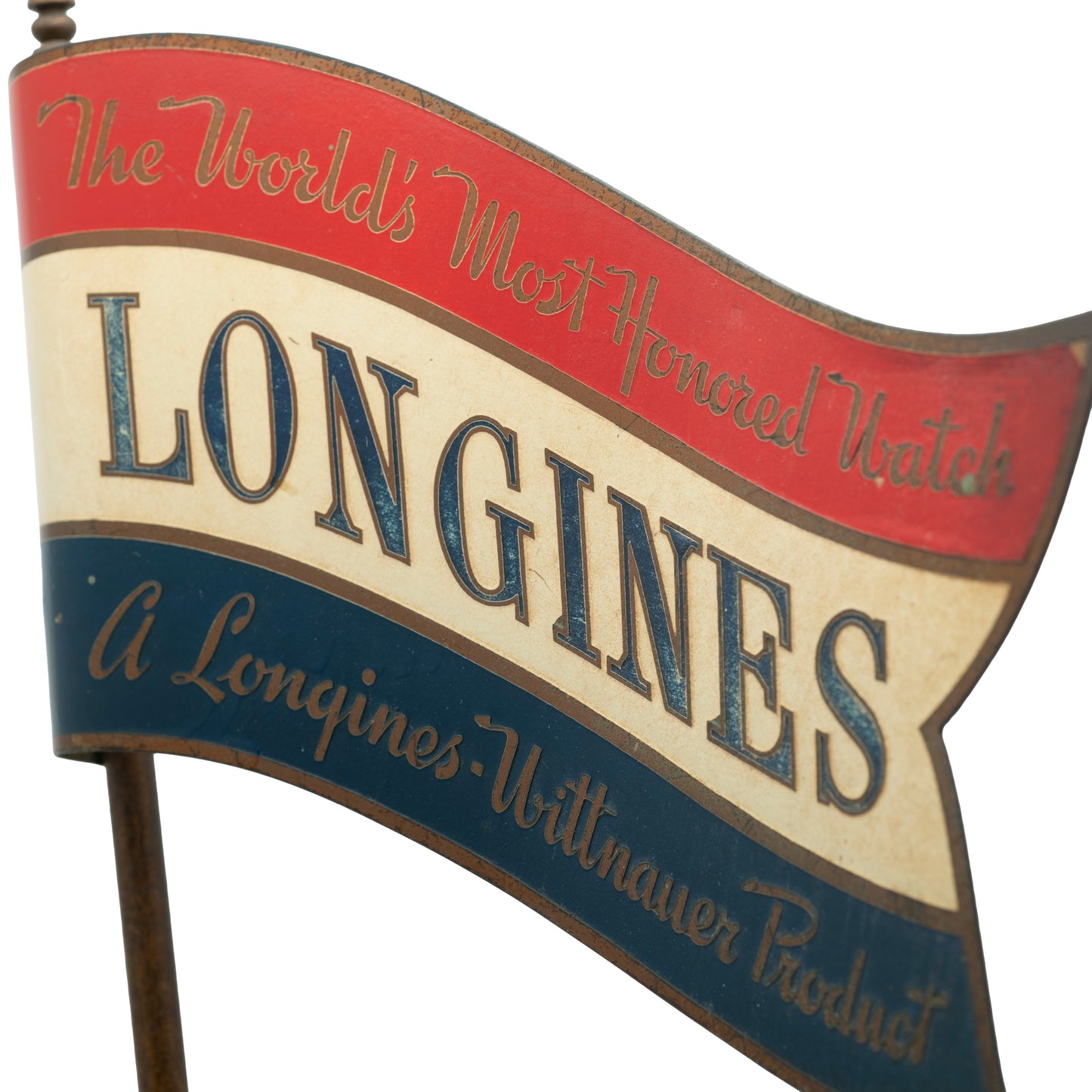 Longines Display Signage - Brass and Enamel